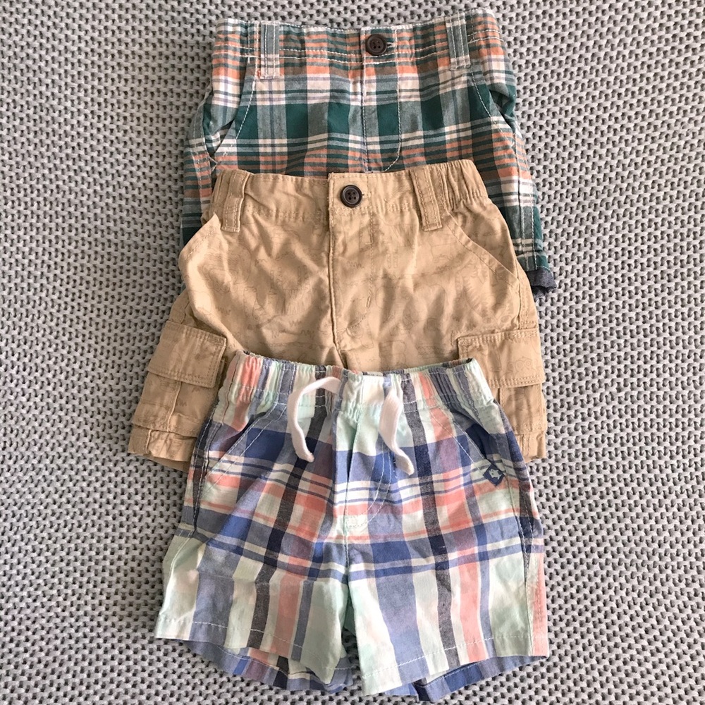 3/$30 Gymboree baby boy shorts